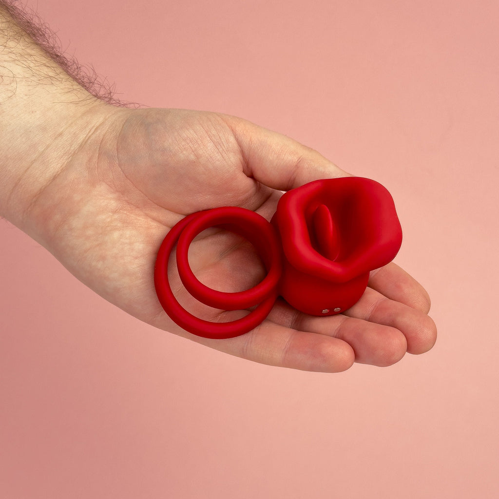 Kiss me Vibrating cock ring