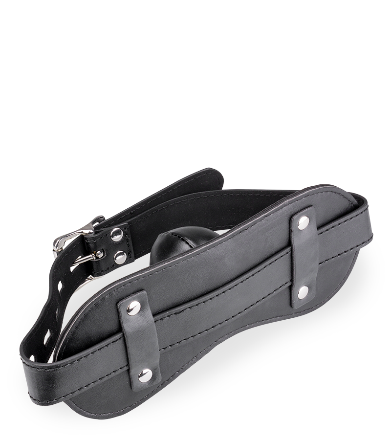 100% faux leather ball gag