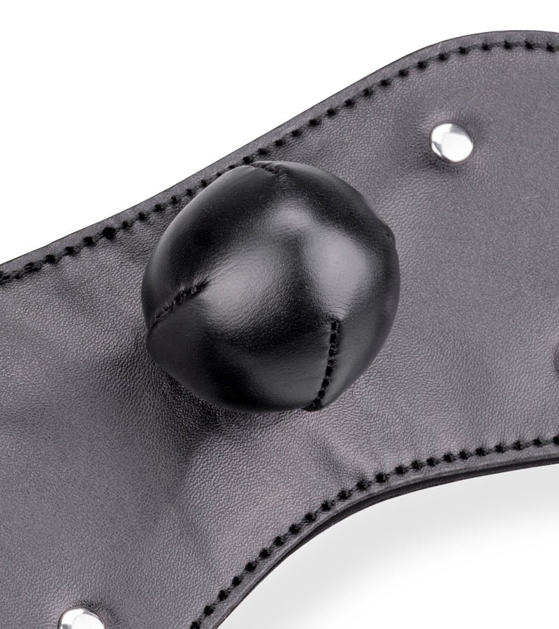 100% faux leather ball gag