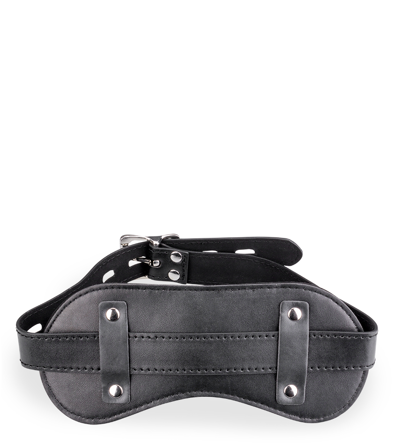 100% faux leather ball gag