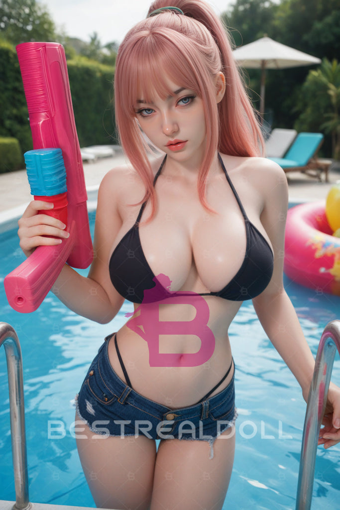 US Stock - Loly 164cm M5 Realisitc Full Silicone Sex Doll Movable Jaw Adult ROS Head Oral Sex Silicone Love Doll