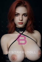 Load image into Gallery viewer, US Stock - Marjory Plus 170cm #S6 Silicone Head Adult Sex Doll Small Breasts TPE Body Realistic Sex Doll