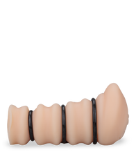 Load image into Gallery viewer, 2-in-1 pocket pussy and 3 cock rings