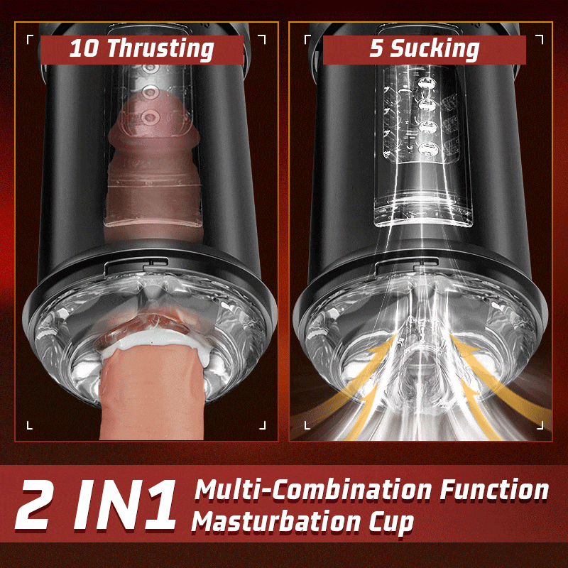 Eder - Automatic Sucking Thrusting Detachable Masturbator