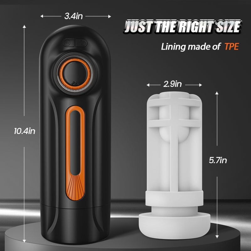 5-in-1 Thrusting & Vibrating Masturbator Cup with 4 Suction Modes