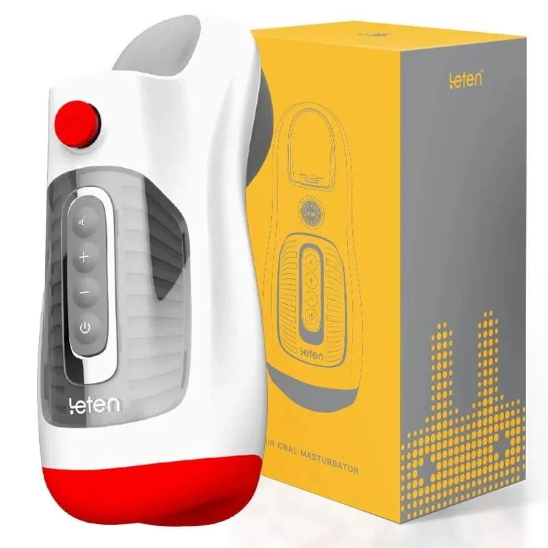 Leten 10 Vibration Deep Throat Air Control Vacuum Sucking Blowjob Masturbator