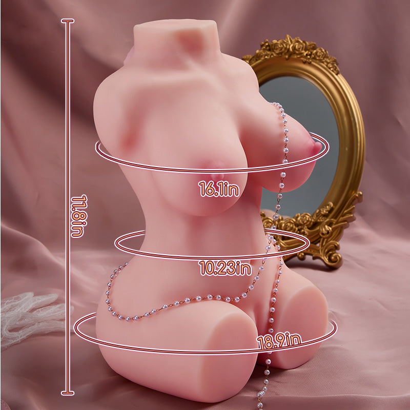Realistic Boobs 5.11Lb Vagina And Anal Torso Masturbators Sex Doll