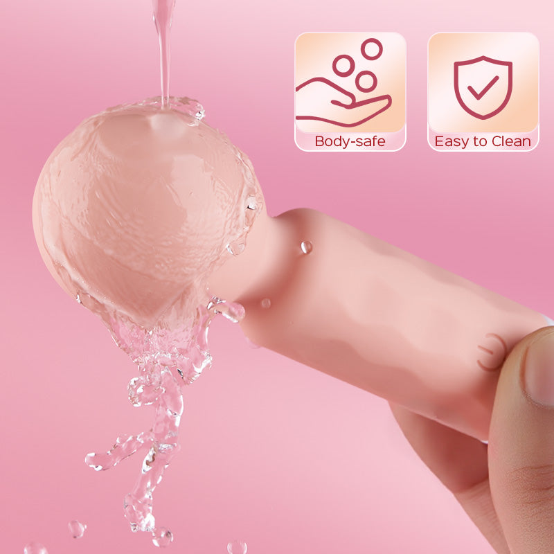 Mini USB Rechargeable Wand Massager Vibe Clitoris Stimulation
