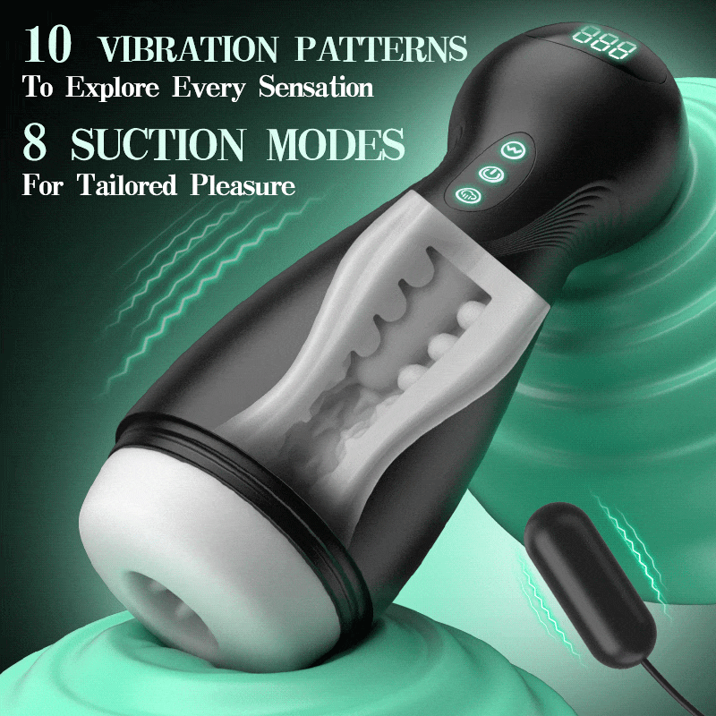 SolaceX Intense Suction & Vibration Pleasure Male Masturbator