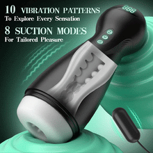 Load image into Gallery viewer, SolaceX Intense Suction &amp; Vibration Pleasure Male Masturbator