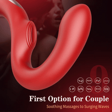 Load image into Gallery viewer, U-Design Double Stimulation For Clit &amp; G-spot Vibrator With Tapping Mode
