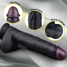 Load image into Gallery viewer, Maurice - Large Size Thrusting Vibration Heating Brown Dildo For Men Women