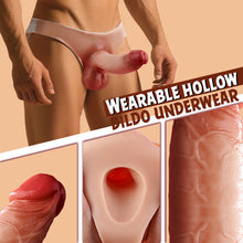Load image into Gallery viewer, Strap-on Dildo Silicone Wearable Hollow Dildos Panties With 7.48'' Realistic Penis
