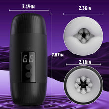 Load image into Gallery viewer, Selena - 8 Slap Tongue-Lick Male Masturbation with 2 Motors Vibration Massage Stroker