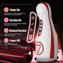 Load image into Gallery viewer, Valeria - 7 Suction Vibrations Voice Moans Masturbator Immersive Interaction Stroker