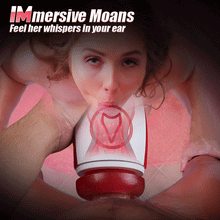 Load image into Gallery viewer, Valeria - 7 Suction Vibrations Voice Moans Masturbator Immersive Interaction Stroker