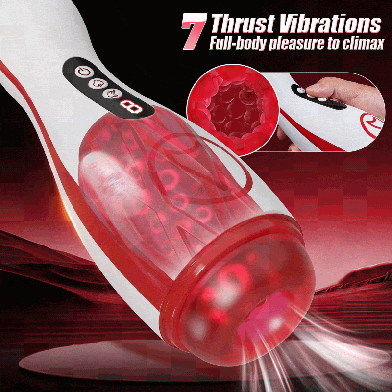 Valeria - 7 Suction Vibrations Voice Moans Masturbator Immersive Interaction Stroker