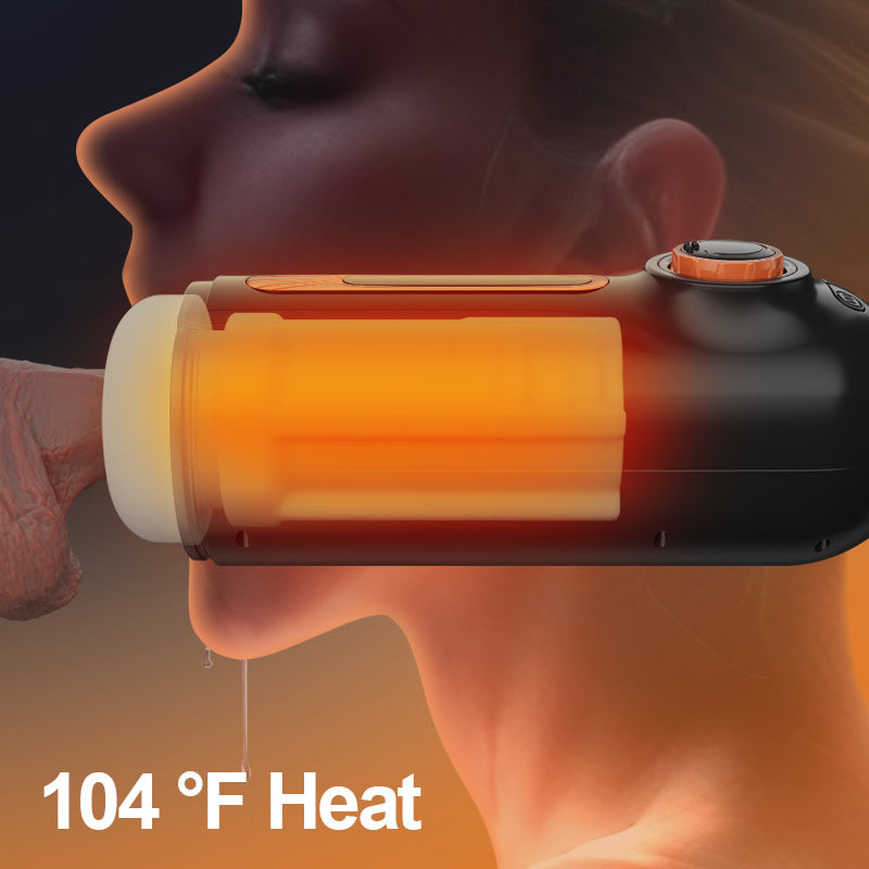 5-in-1 Thrusting & Vibrating Masturbator Cup with 4 Suction Modes