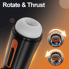 Load image into Gallery viewer, 5-in-1 Thrusting &amp; Vibrating Masturbator Cup with 4 Suction Modes