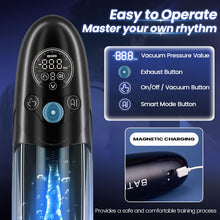 Load image into Gallery viewer, BathFun - Professional Penis Pump Powerful Vacuum Fully Waterproof Intelligent Training Function