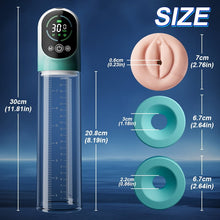 Load image into Gallery viewer, Electric Penis Pump with mini Pocket Pussy 2 in 1 Vacuum Pump for ED Treatment with 5 Suction Modes
