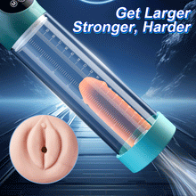 Load image into Gallery viewer, Electric Penis Pump with mini Pocket Pussy 2 in 1 Vacuum Pump for ED Treatment with 5 Suction Modes