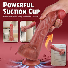Load image into Gallery viewer, Colt - 9.84 In Swinging &amp; Thrusting &amp; Heating Dildo with Large Rounded Glans Real Skin