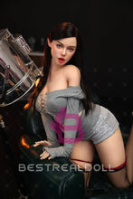 Load image into Gallery viewer, US Stock - RIDMII Unique Design Fiora 164cm #1130E Silicone ROS Head Sex Doll TPE Body Orlal sex Adult Love Doll (Free 2ND Head)