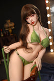 US Stock - YAMIEE Niva 163cm SNK40 Natural Skin TPE Sex Doll Jelly Breast Adult Love Doll (Free 2ND Head)