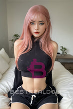 Load image into Gallery viewer, US Stock - Lisa Plus 160cm #310 Pink Hair Realistic Sex Doll Silicone Head TPE Body Big Boobs Adult Love Doll