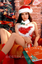 Load image into Gallery viewer, US Stock - Jean 157cm #77 Horny Hot Girl Christmas Adult Love Doll Small Breasts Realistic TPE Sex Doll