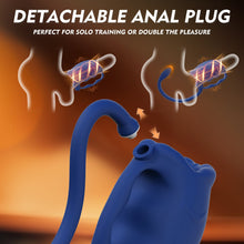 Load image into Gallery viewer, 3 in 1 Penis Vibrator Male Masturbator with Detachable Butt Plug and Cock Ring