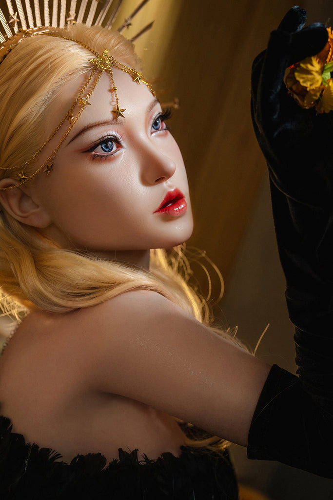 US Stock - Kvn 164cm M29 Silicone ROS Head Sex Doll Realistic Oral Sex Movable Jaw Adult Love Doll