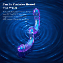 Load image into Gallery viewer, Double-ended Glass Dildo for G-Spot &amp; P-Spot