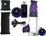 Electro Shock Adjustable Dual Penis Ring Testicle Ring Set