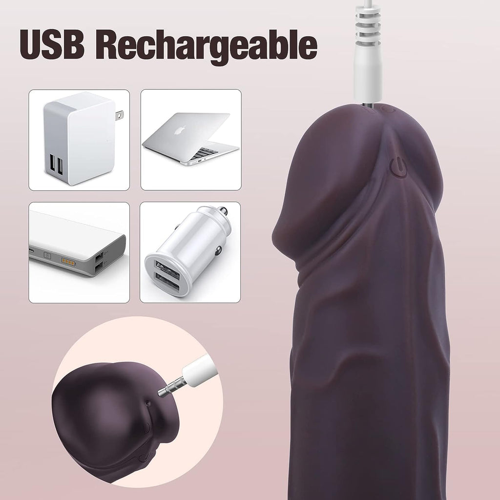 Black  Penis Sleeve Vibrating Cock Sleeve