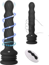 Load image into Gallery viewer, Wriggling Rotating Vibrating Prostate Massager Anal Butt Plug
