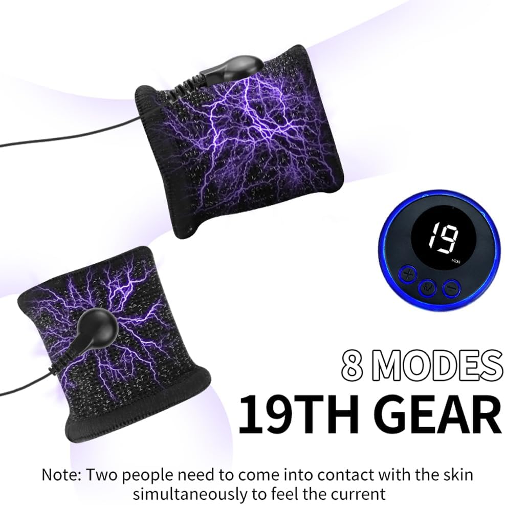 Electro Shock Adjustable Dual Penis Ring Testicle Ring Set