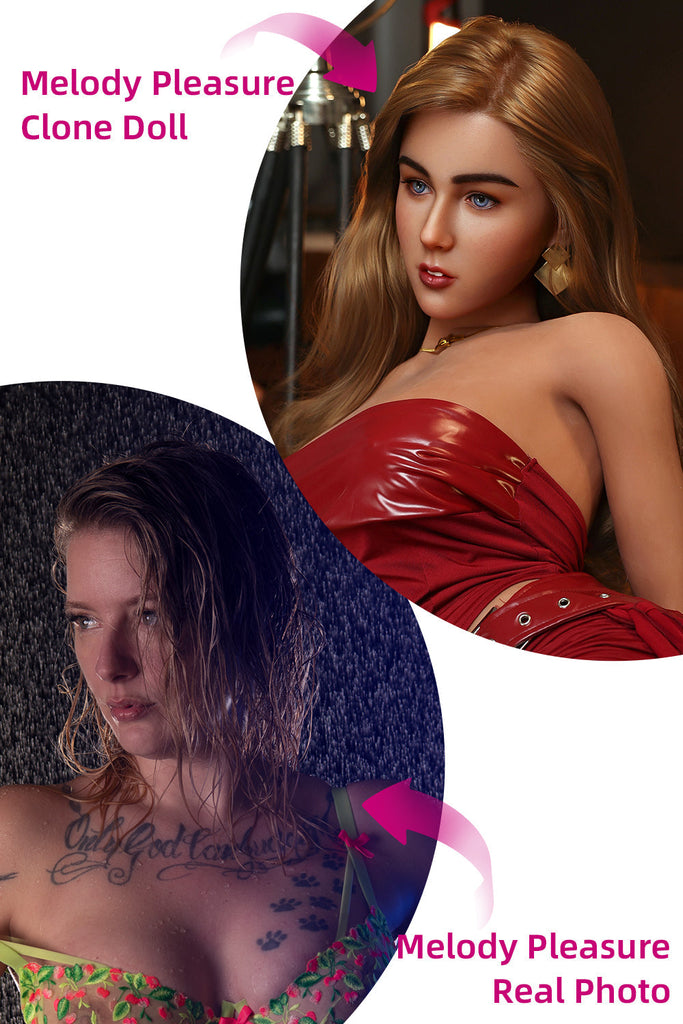 US Stock - YAMIEE Rue Plus 163cm SNK29 Unique Design Silicone Head Sex Doll TPE Body Natural Skin Love Doll (Free 2ND Head)
