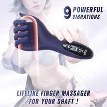 Load image into Gallery viewer, 9X Vibration Finger Trainer Vibrator Glan Stimulator Masturbators