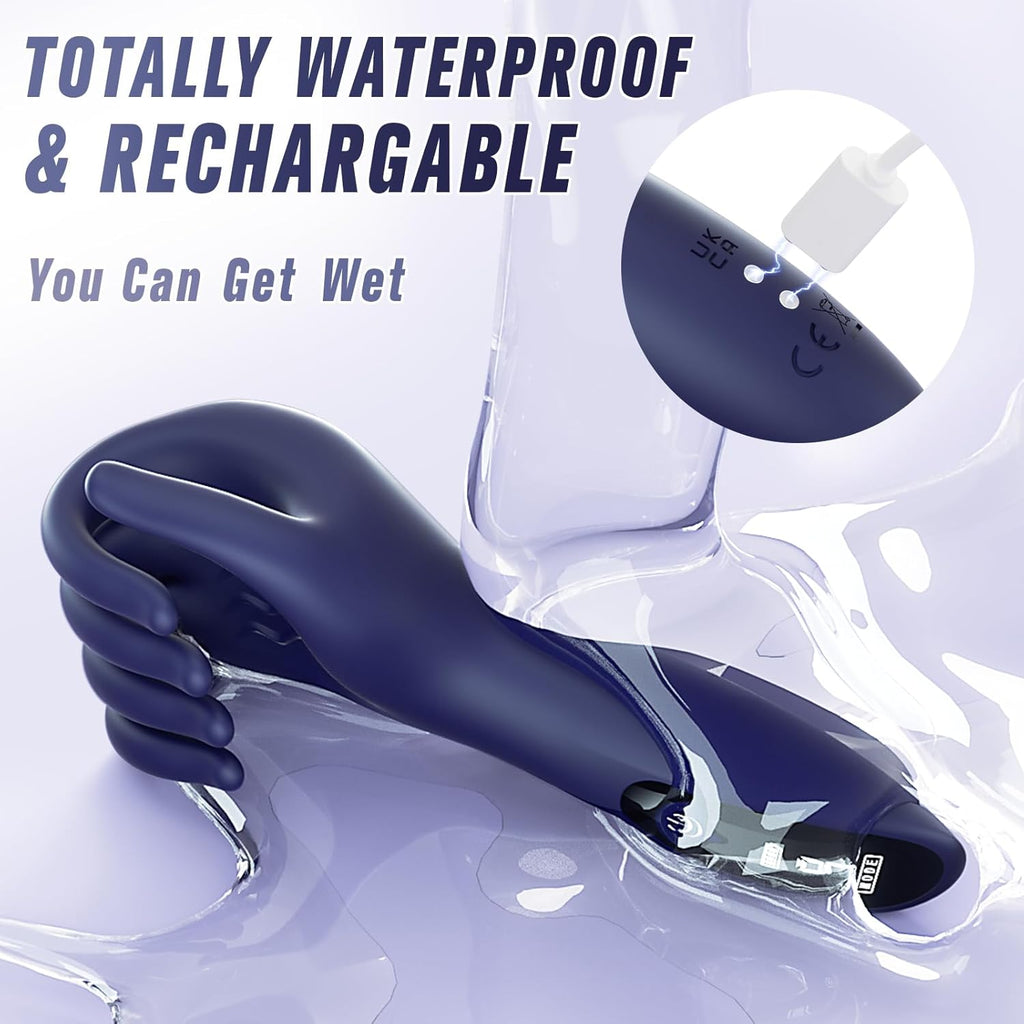 9X Vibration Finger Trainer Vibrator Glan Stimulator Masturbators