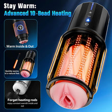 Load image into Gallery viewer, 5X Smooth Thrusting Automatic Heating Male Stroker with App Control