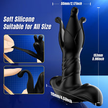 Load image into Gallery viewer, 9 Tension Shock Flapping Prostate Massager Thrusting Vibrating Butt Plug