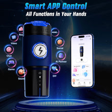 Load image into Gallery viewer, 5X Smooth Thrusting Automatic Heating Male Stroker with App Control