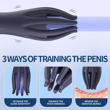 Load image into Gallery viewer, 10X Vibration 3-in-1 Penis Massager for Masturbation Prolong Endurance and Massage