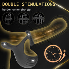 Load image into Gallery viewer, 10 Modes Vibrating Cock Ring with APP Control Testicles Vibrator