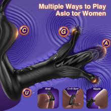 Load image into Gallery viewer, 9 Tension Shock Flapping Prostate Massager Anal Toys