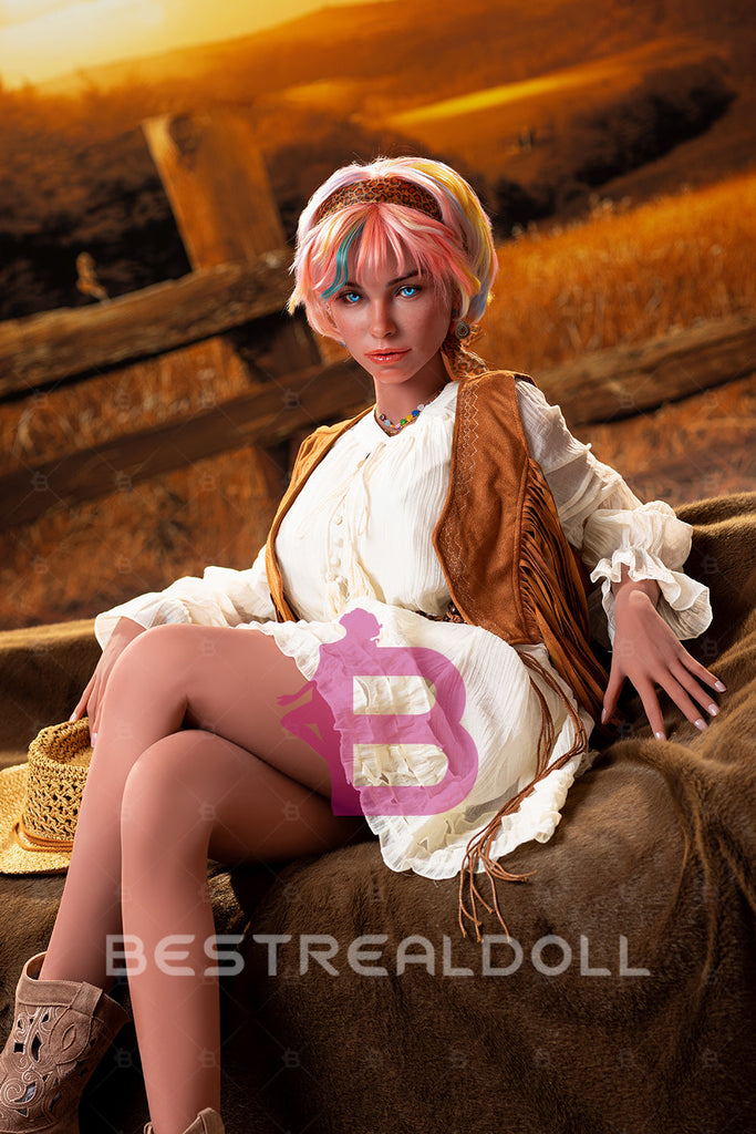 US Stock - YAMIEE Millie Unique Design 163cm SNK32 Silicone ROS Head Sex Doll TPE Body Oral Sex Love Doll (Free 2ND Head)