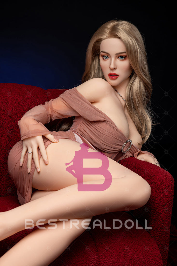 US Stock - YAMIEE Suki 163cm SNK20 Unique Design Silicone ROS Head Sex Doll TPE Body Movable Jaw Adult Love Doll