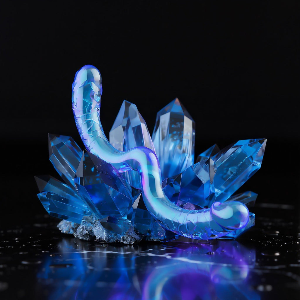 Double-ended Glass Dildo for G-Spot & P-Spot